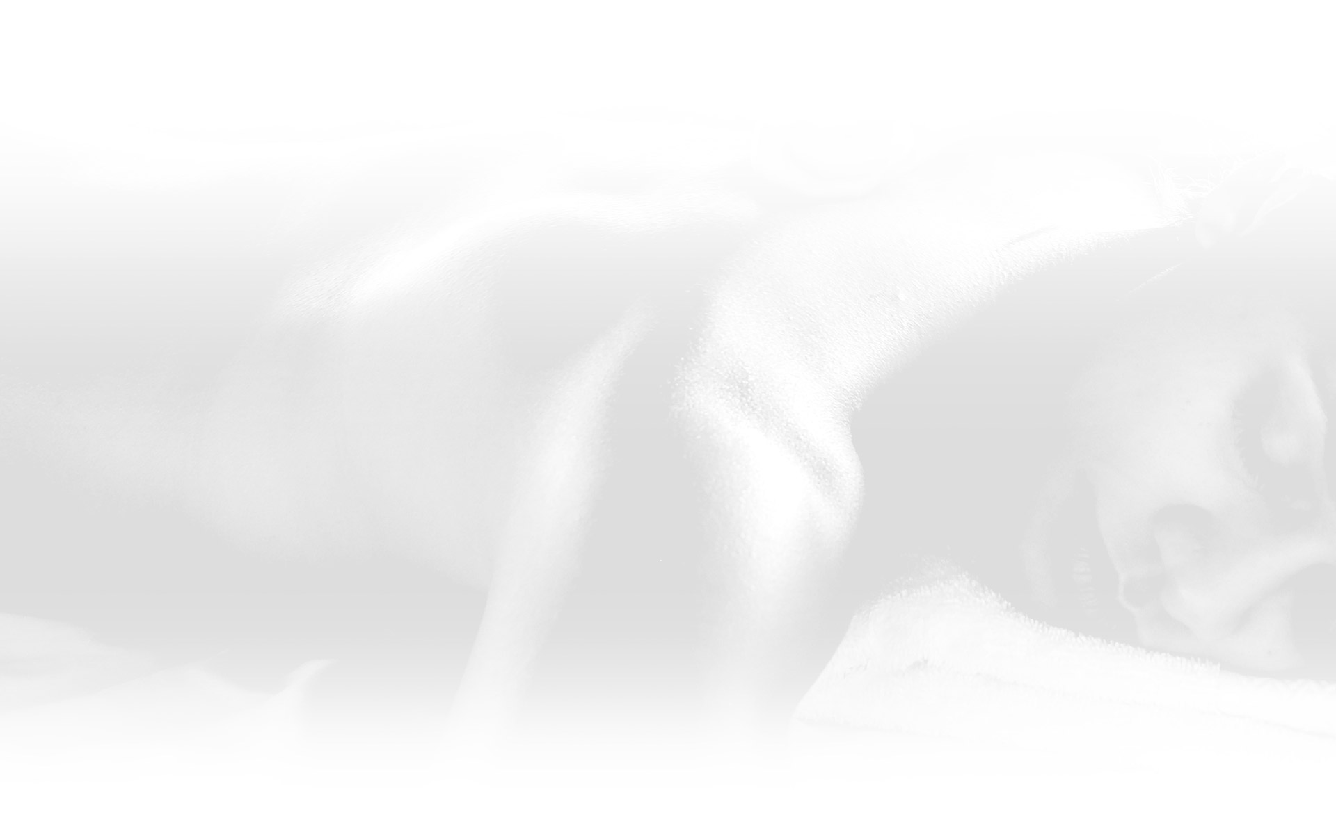 Woman massage white background